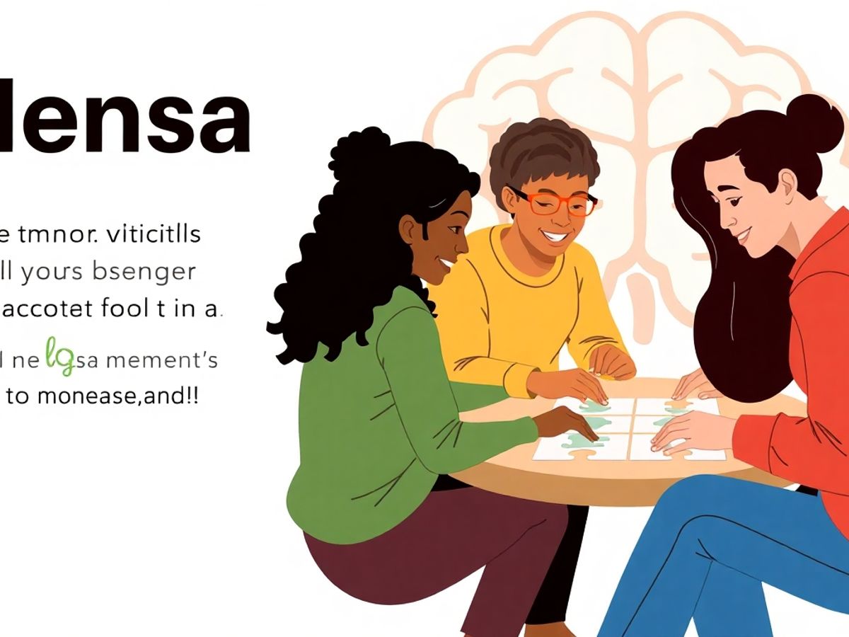 Group solving puzzles, emphasizing intelligence and collaboration.