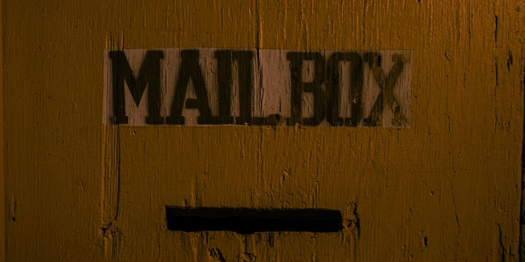 a close up of a door with a sticker on it