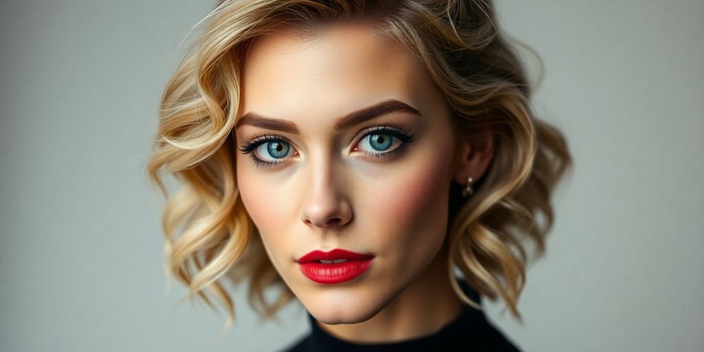 Vanessa Kirby's portrait reflecting her film industry success.