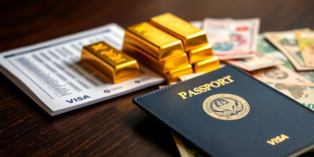 Lingots d'or passeport devise