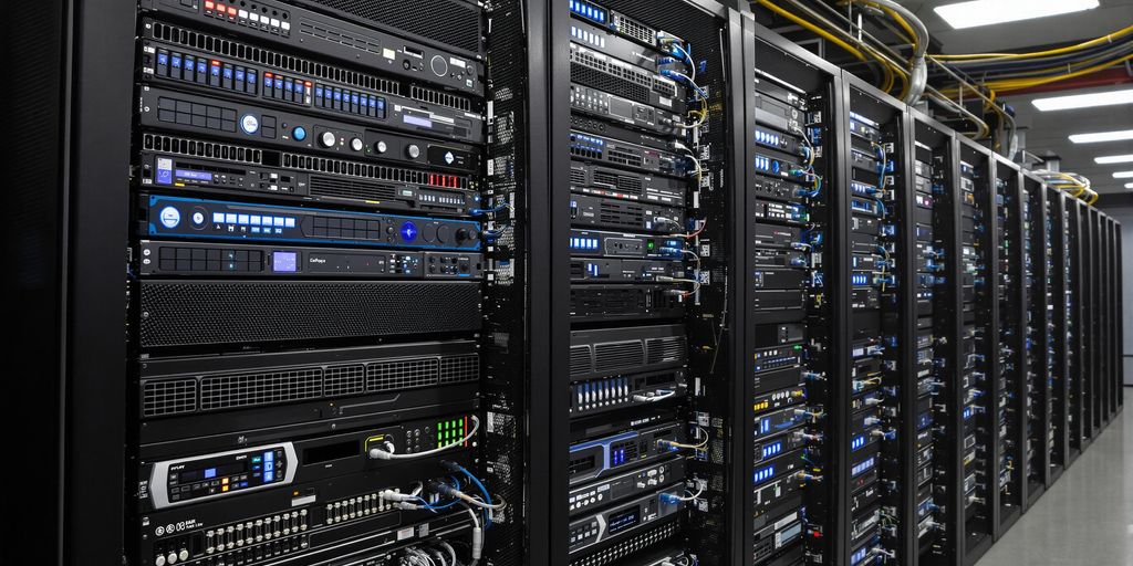 Image of a high-performance dedicated server setup.