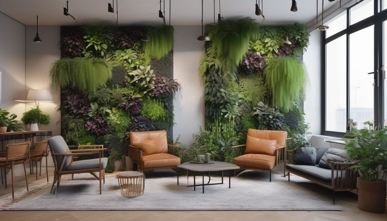 vertical garden in a small urban apartment