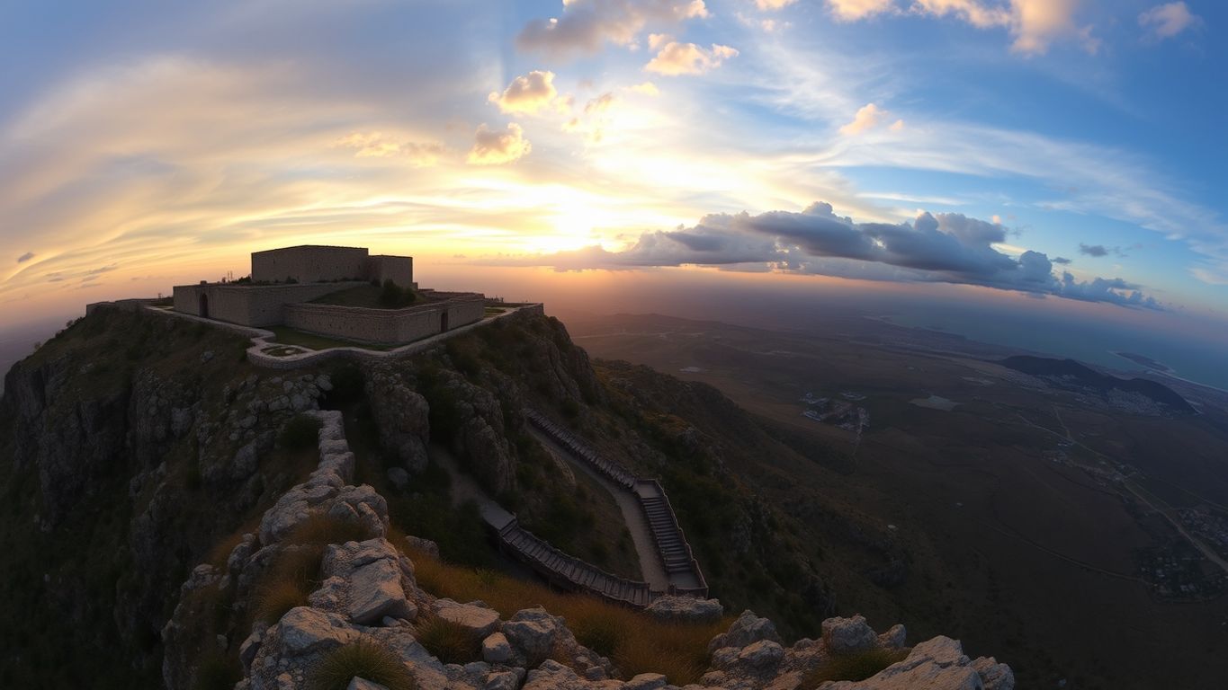 Mount Moriah at sunrise with rugged terrain