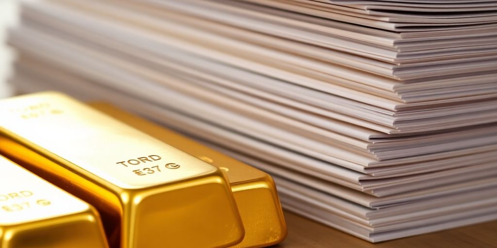 Barres d'or et livrets d'épargne réglementés en photo.
