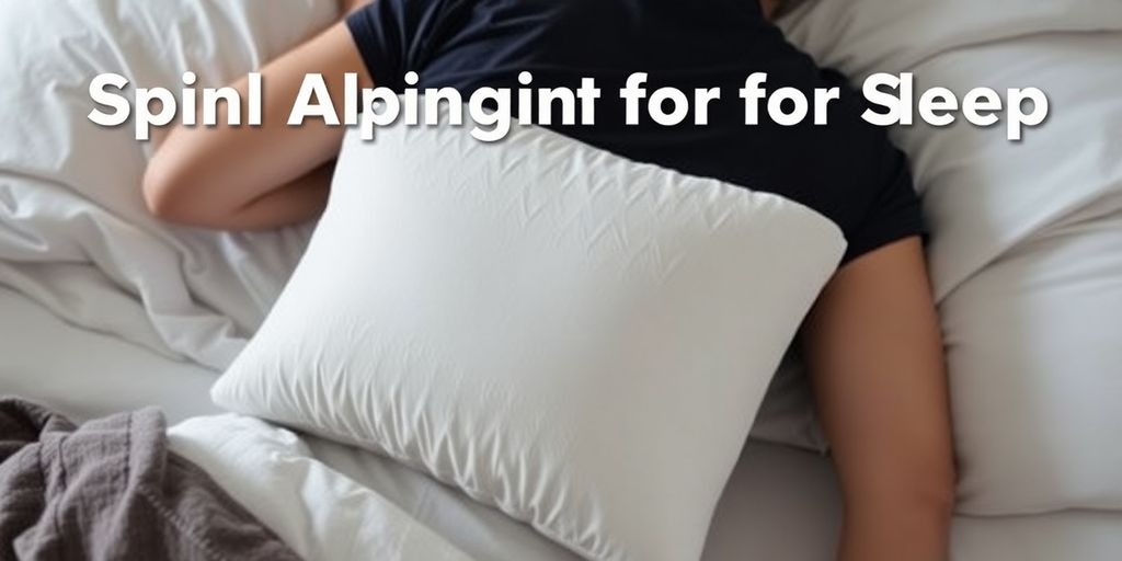Best Sleeping Positions After a Car Accident in Newnan 2 Person lying down with a pillow supporting their lower back.
