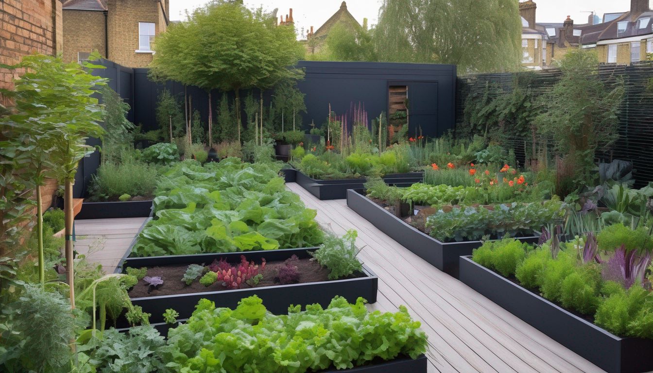 raised vegetable garden London