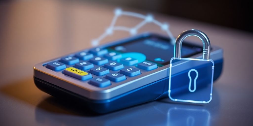 Modern payment terminal with security elements