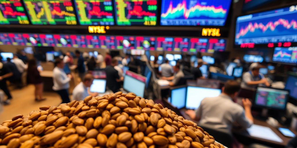 Traders analyzing chia seed market data