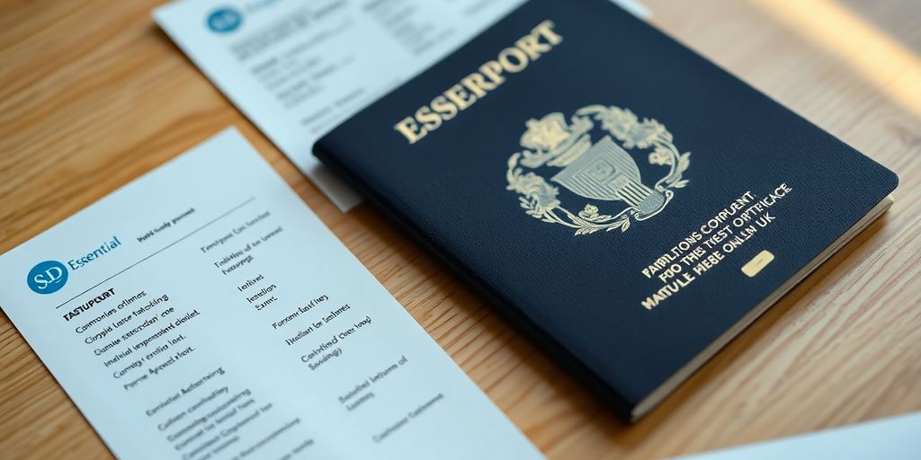 Documents required for Certificate of Residence application in UK.
