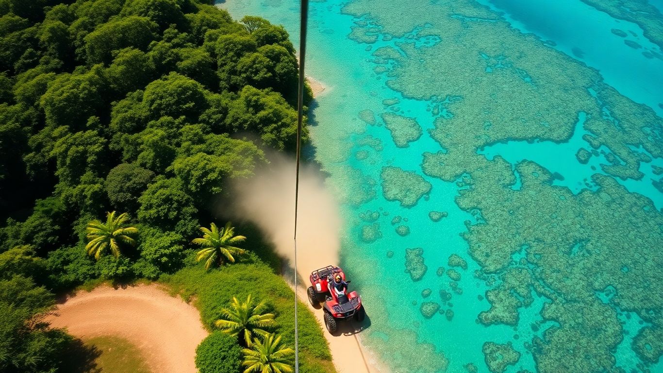 Zip line, ATV, and snorkel adventure in Cabo.
