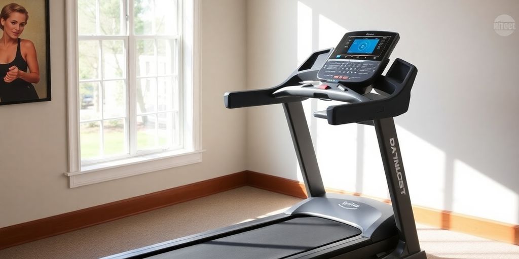 Bowflex Treadmill 22 in a bright home gym setting.