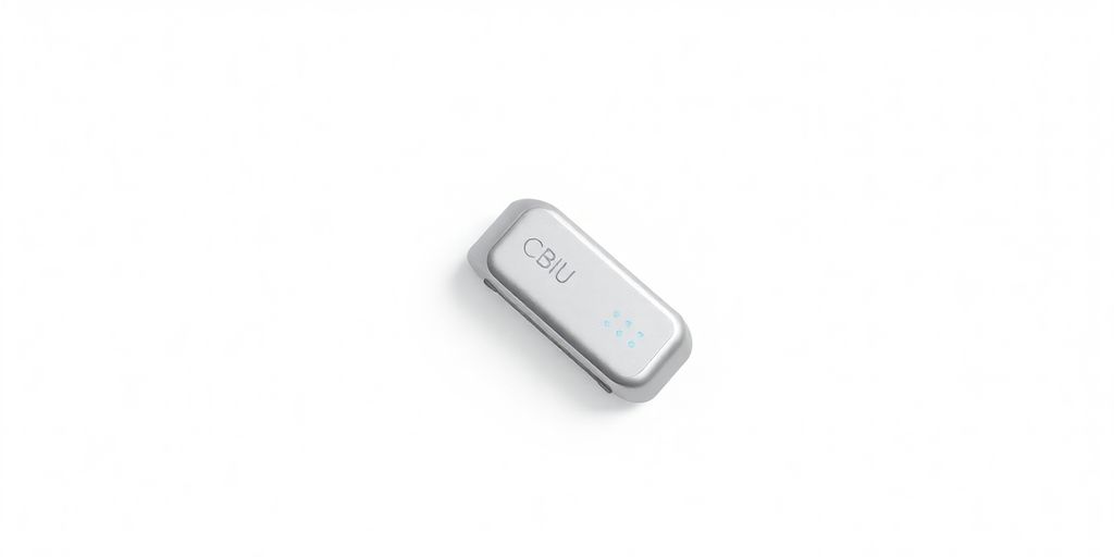 Sleek 2-in-1 device for health monitoring.