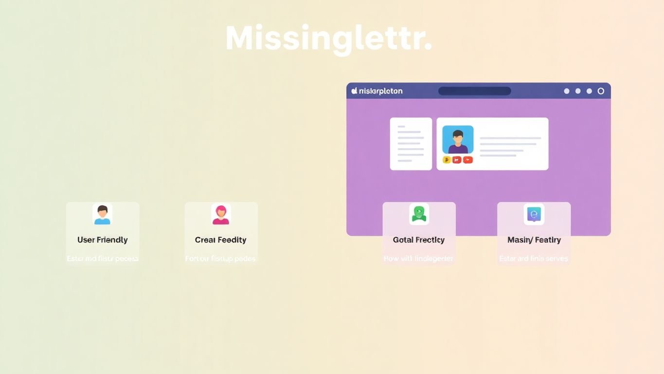 Illustrasjon av oppsett av Missinglettr.