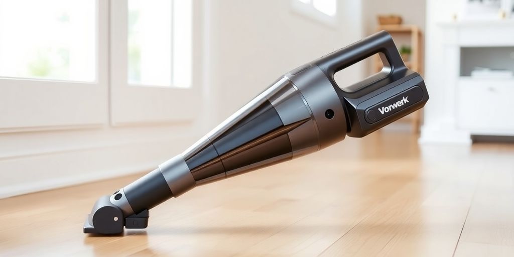 Vorwerk Kobold VK7 Akku Staubsauger in heller Umgebung