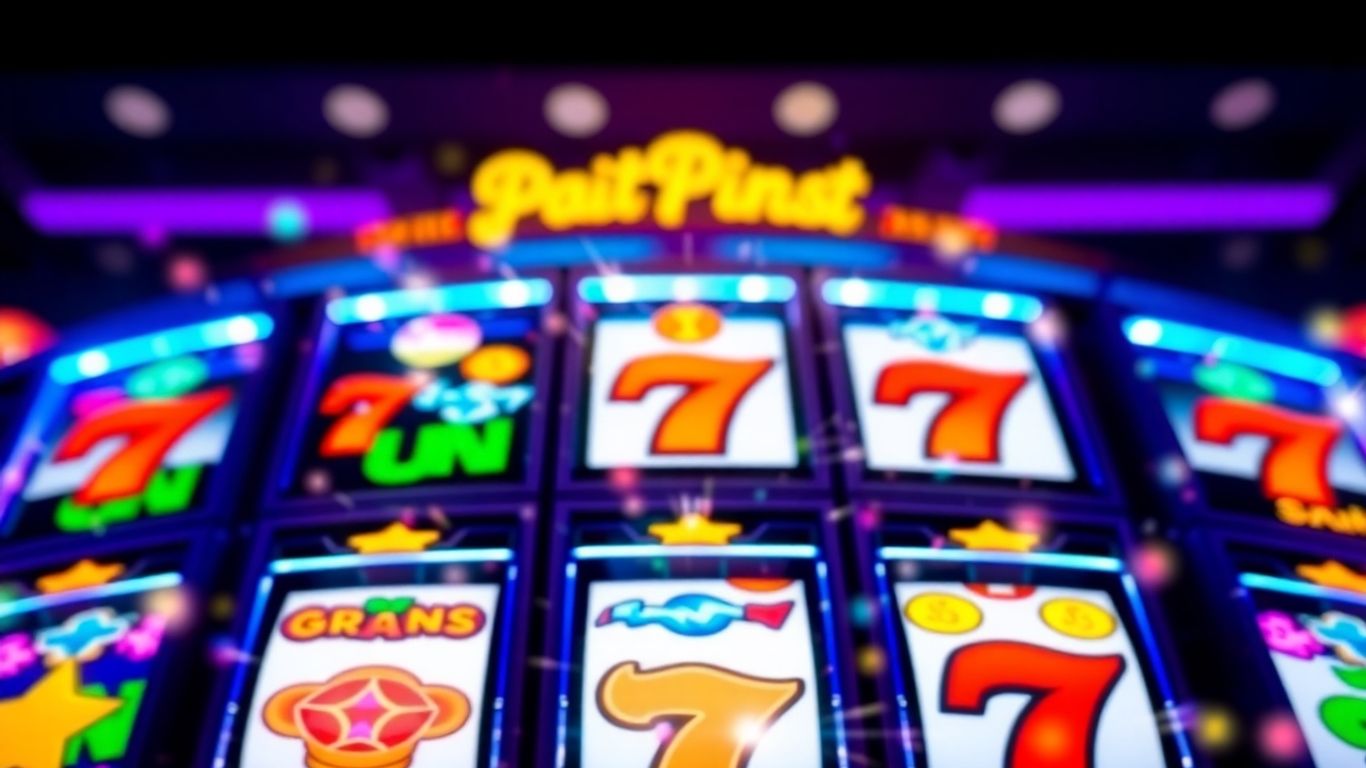 สล็อตออนไลน์ ภาพสีสันสดใส วงล้อหมุน แจ็คพอตแตก