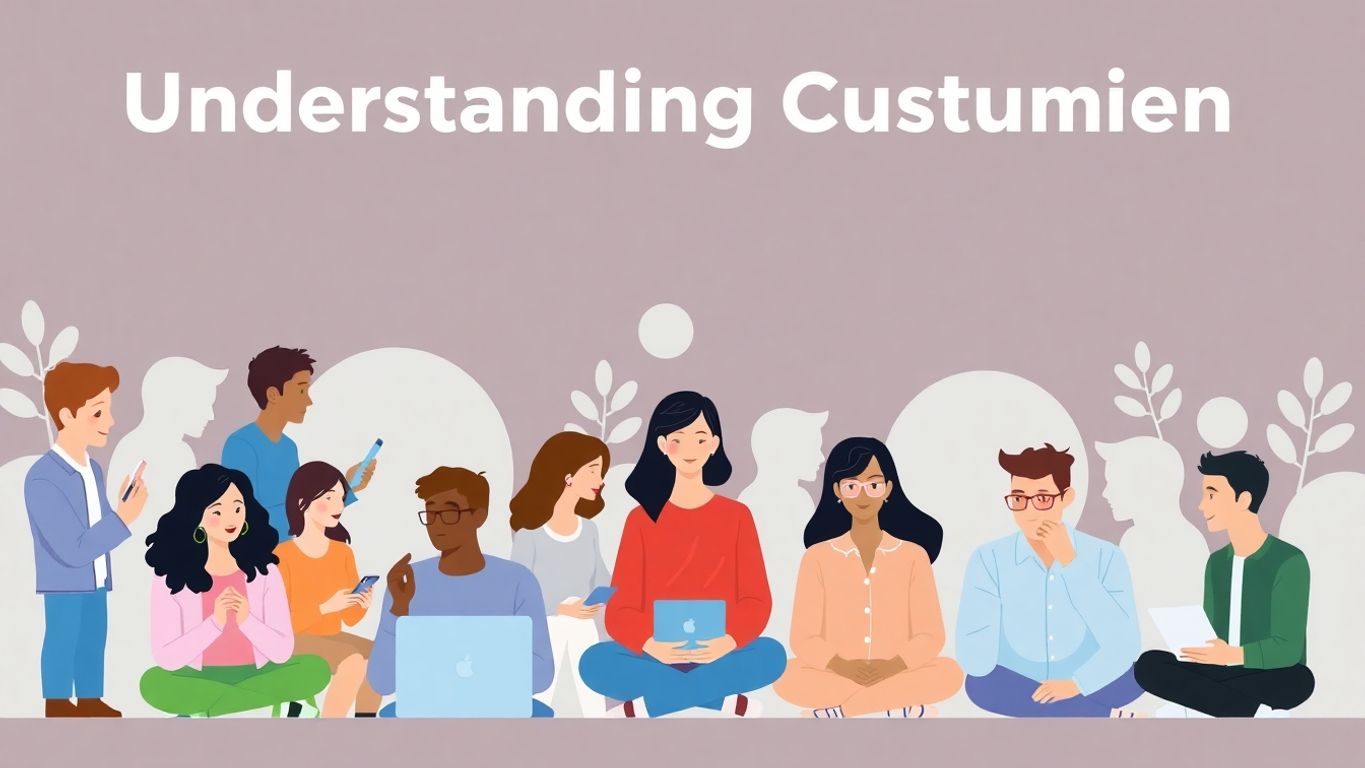 Illustrasjon av ulike målgrupper og kundereiser.