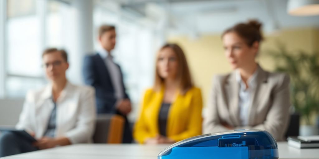 Verjährungsfristen im Werkvertrag: Wann sind Ansprüche erloschen? Professionelle Büro-Umgebung mit blauem Akzent.