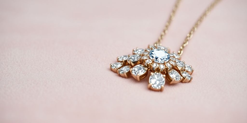 Bijou scintillant sur un fond en velours doux.