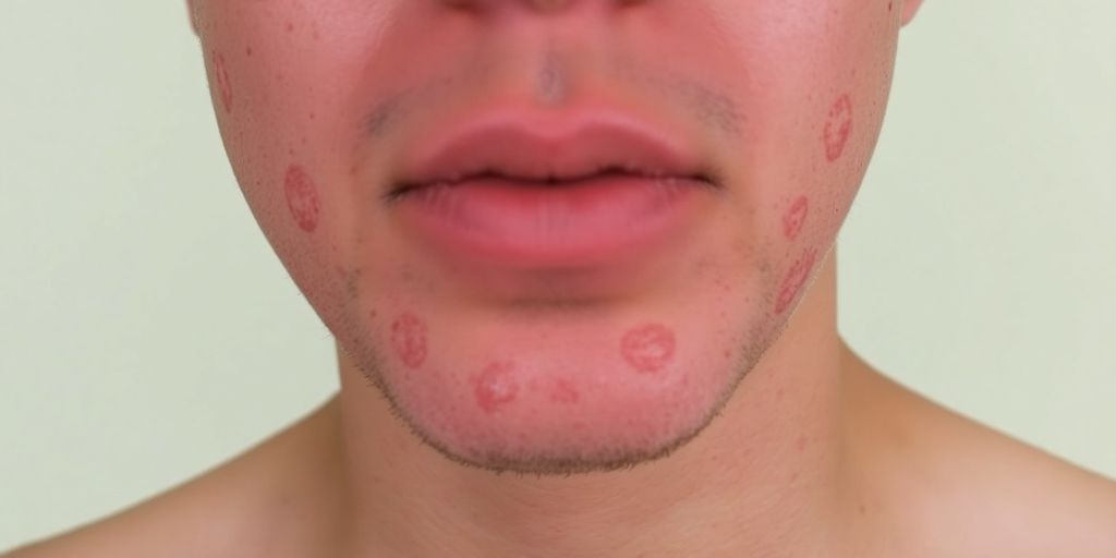 Lesões visíveis na pele de uma pessoa com Monkeypox.
