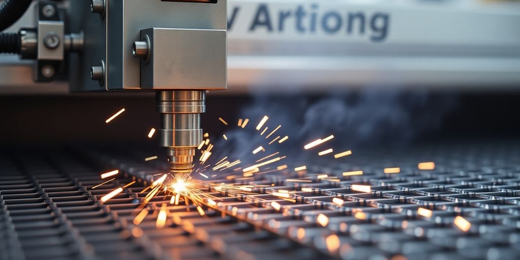 Advanced mesh welding machine with integrated bending modules.