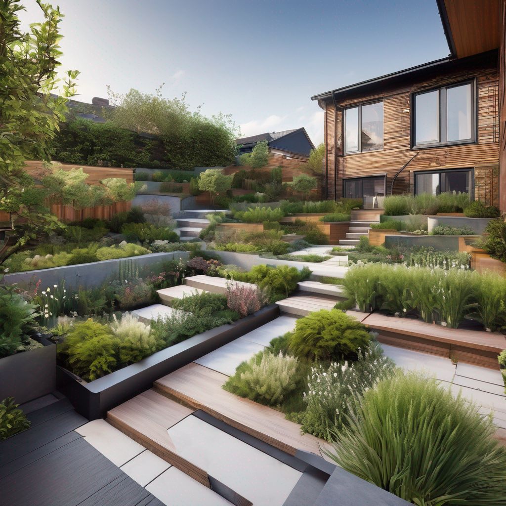 innovative terraced garden landscape design