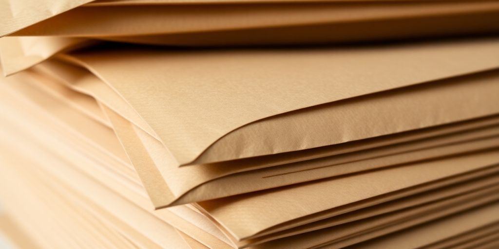 Eco-friendly mailer made from compostable materials.