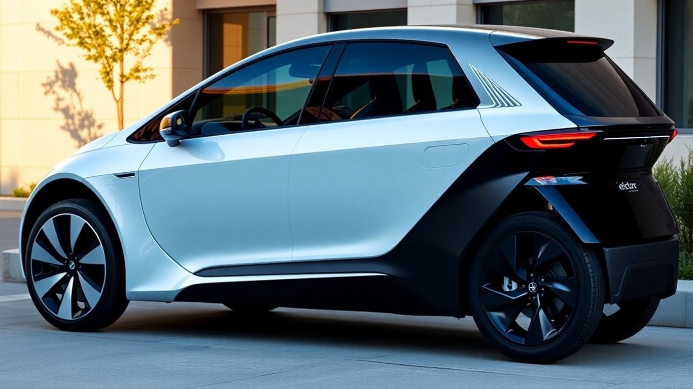 Ola Electric EV with innovative ferrite motor technology.