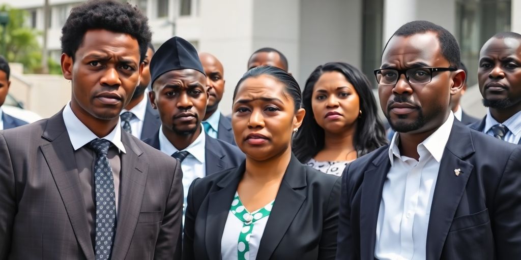 Nigerian professionals expressing concern about visa approvals.