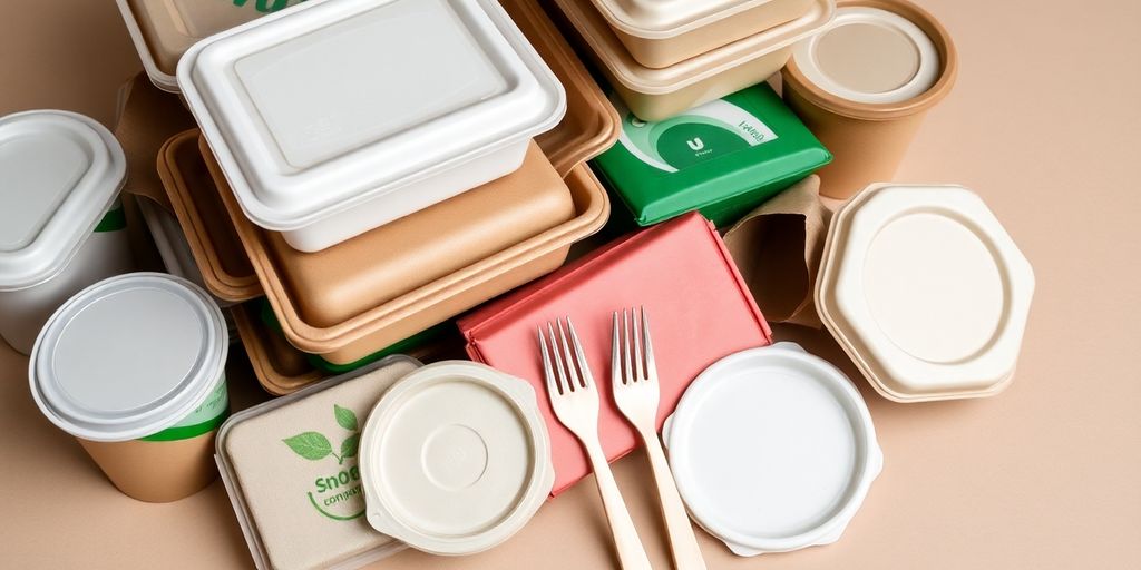 Croydon shop with compostable packaging.