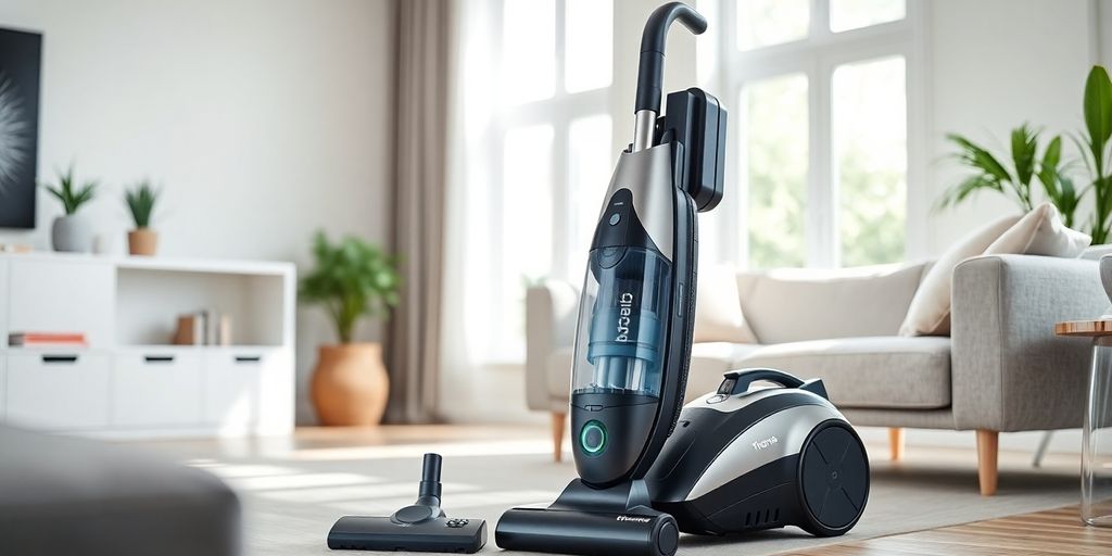 Thomas Pet und Family Aqua+ Staubsauger in Aktion.