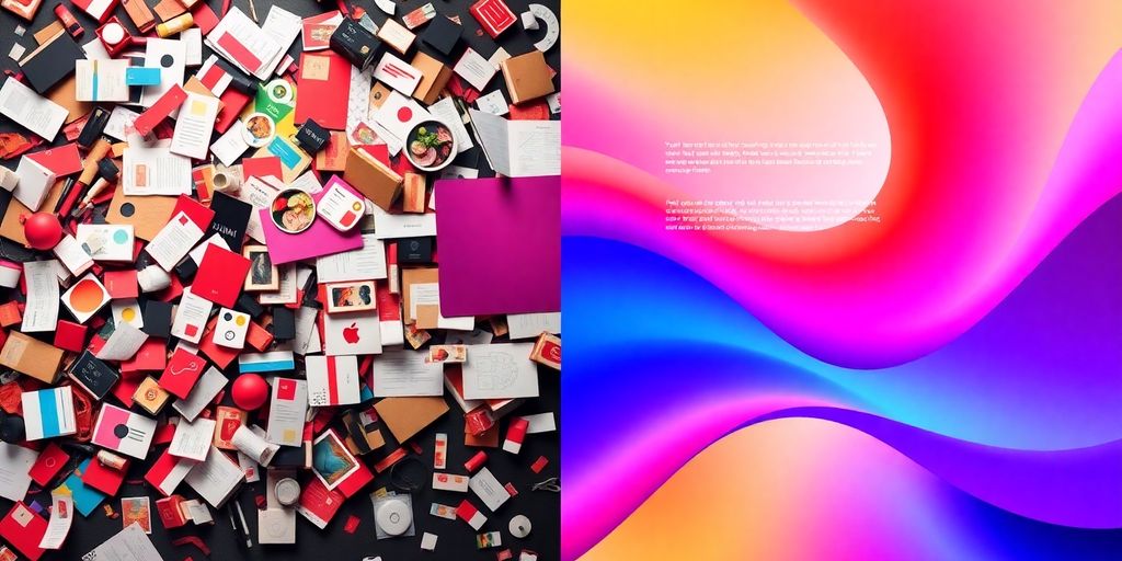 Abstract visual of a custom-designed website interface.