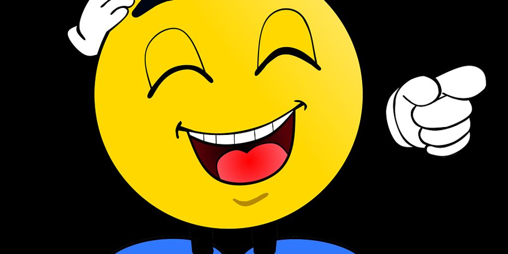people laughing wearing funny t-shirts