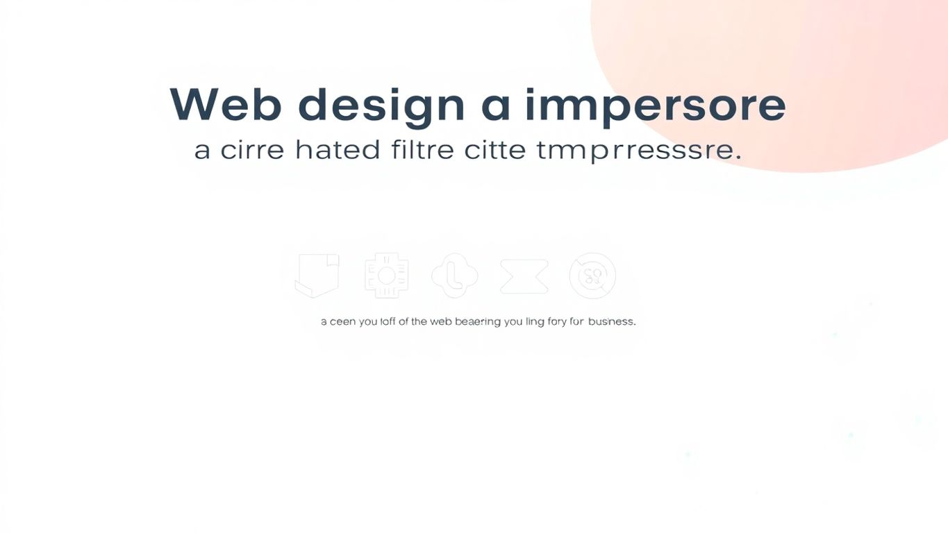 Illustrasjon av moderne webdesign med myke farger.