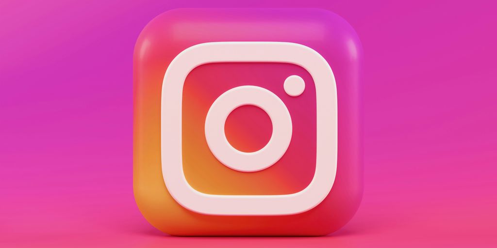 pink and white square illustration