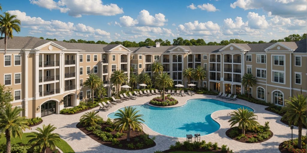 Luxurious amenities at Visions Orlando