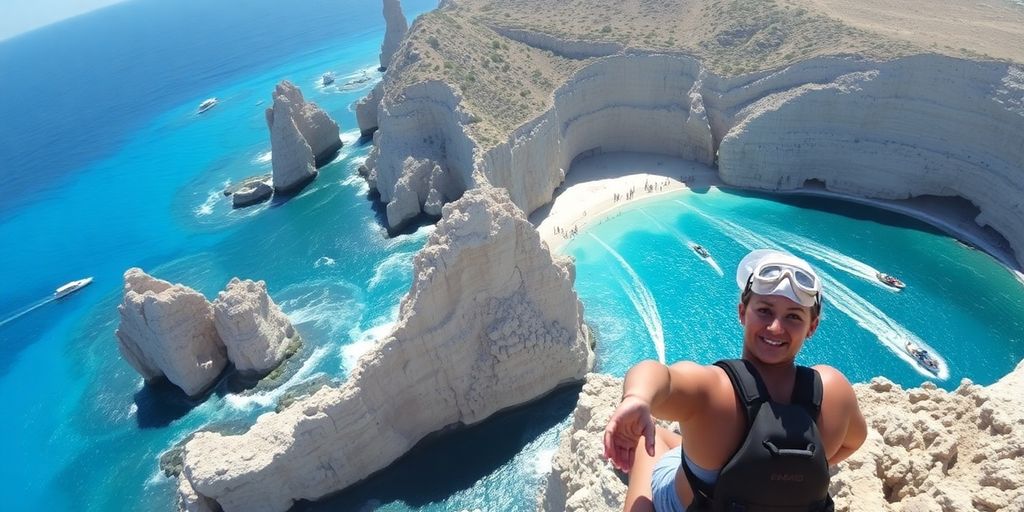 Thrill seekers enjoying adventure activities in Cabo San Lucas.