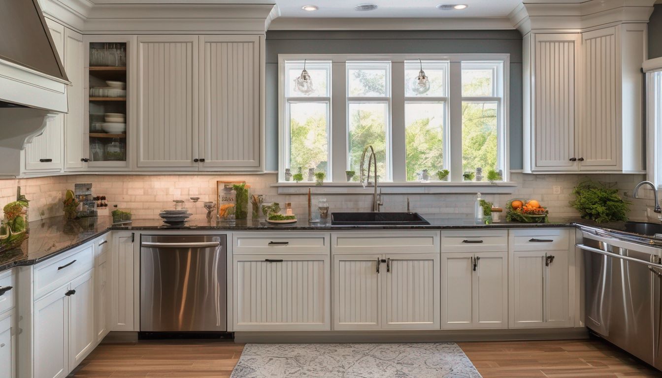 kitchen renovation with custom cabinets