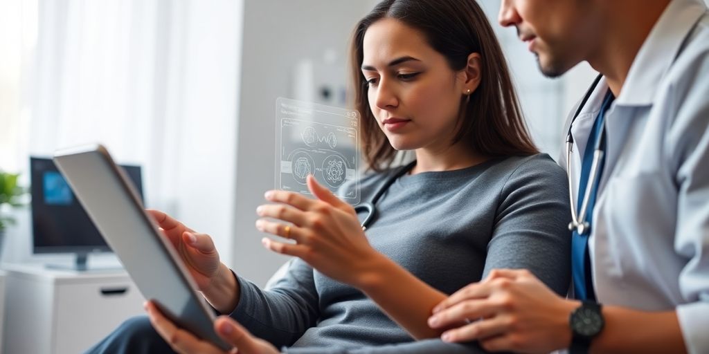 AI tools assisting doctors in accurate medical assessments.