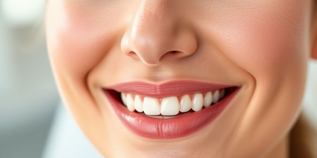 Mulher sorrindo com pele rejuvenescida após aplicação de Botox.