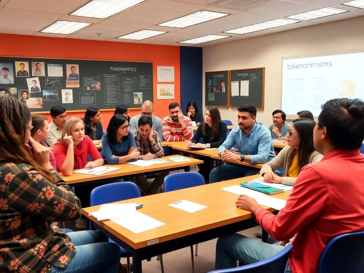 Group learning about tokenomics in an engaging workshop.