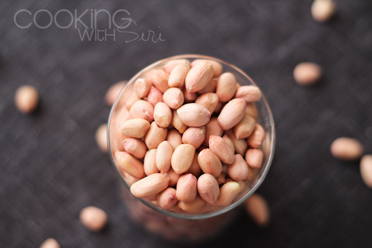 9. Angkat dan tiriskan kacang