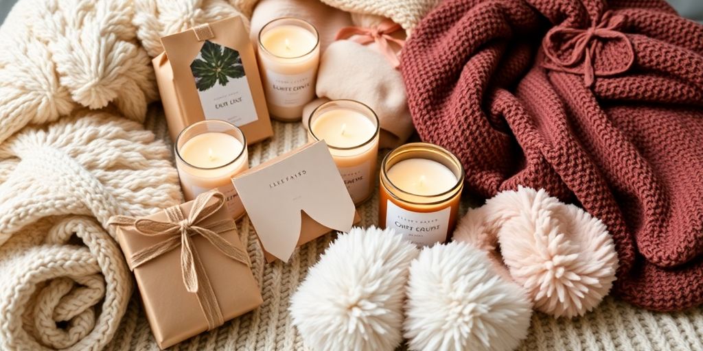 Array of cozy gifts for any occasion.