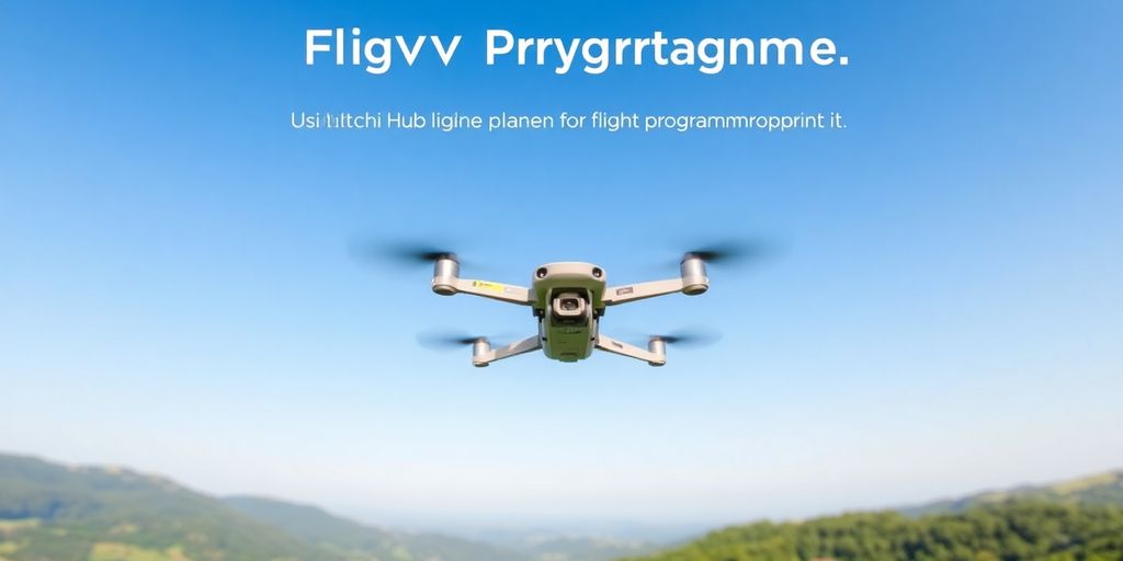 Vue aérienne d'un drone survolant un paysage.