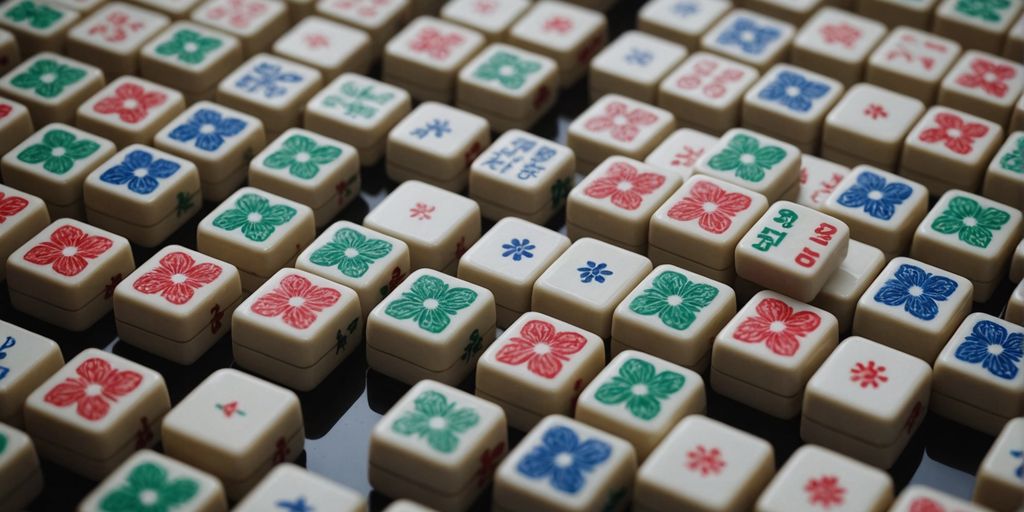 Mahjong tiles with symbols for beginner's guide thumbnail.