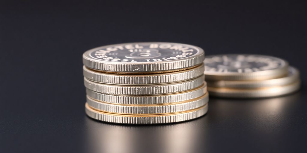 Pièces d'argent d'investissement brillantes