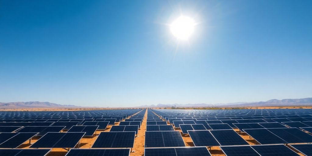 Panneaux solaires sous un soleil provençal.