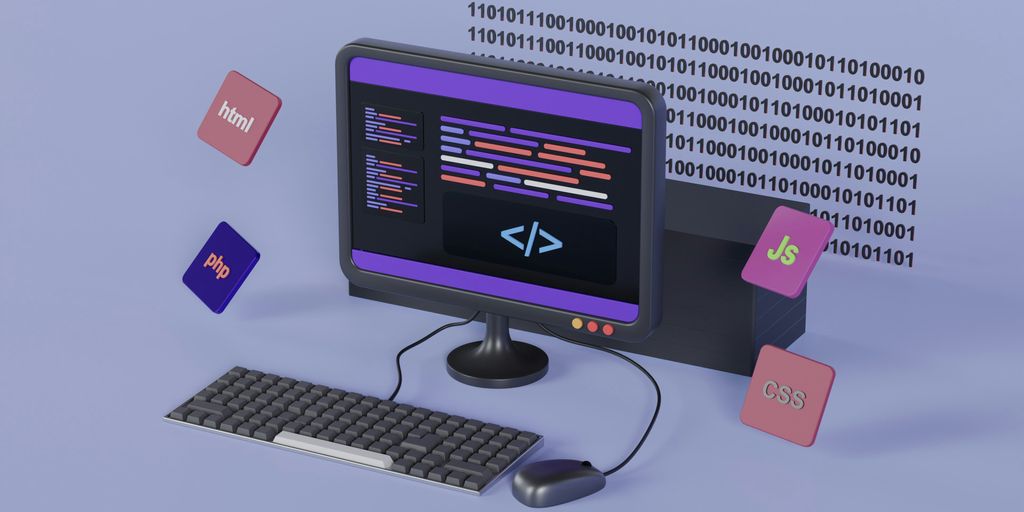 a computer with a keyboard and mouse