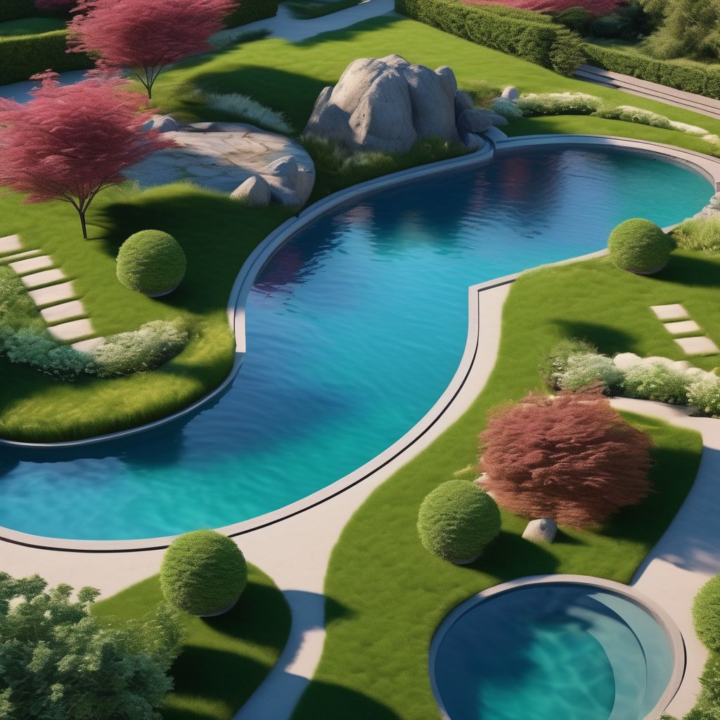 balanced beautiful landscape design harmony nature