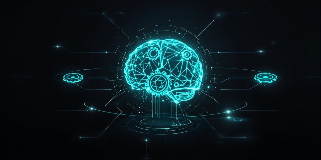 AI agent brain gears