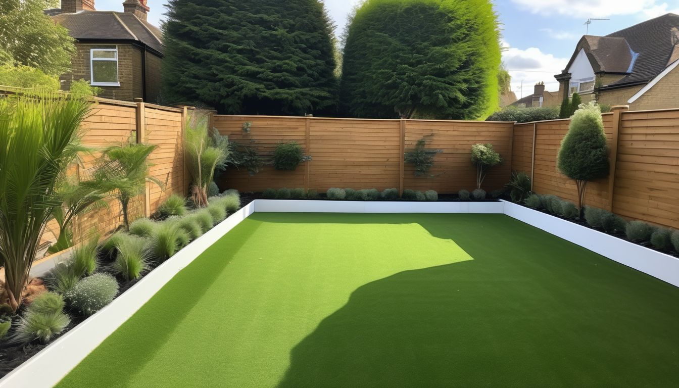 artificial grass maintenance London garden